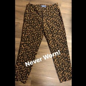 Old Navy Cheetah Ankle Pants